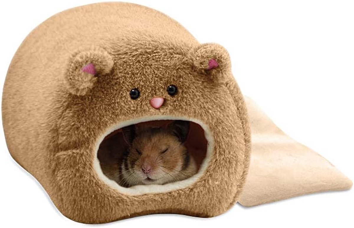 Bed, hamster kennel, schattige beer vorm hamster kennel warme winter hamster kooi huis huisdier benodigdheden