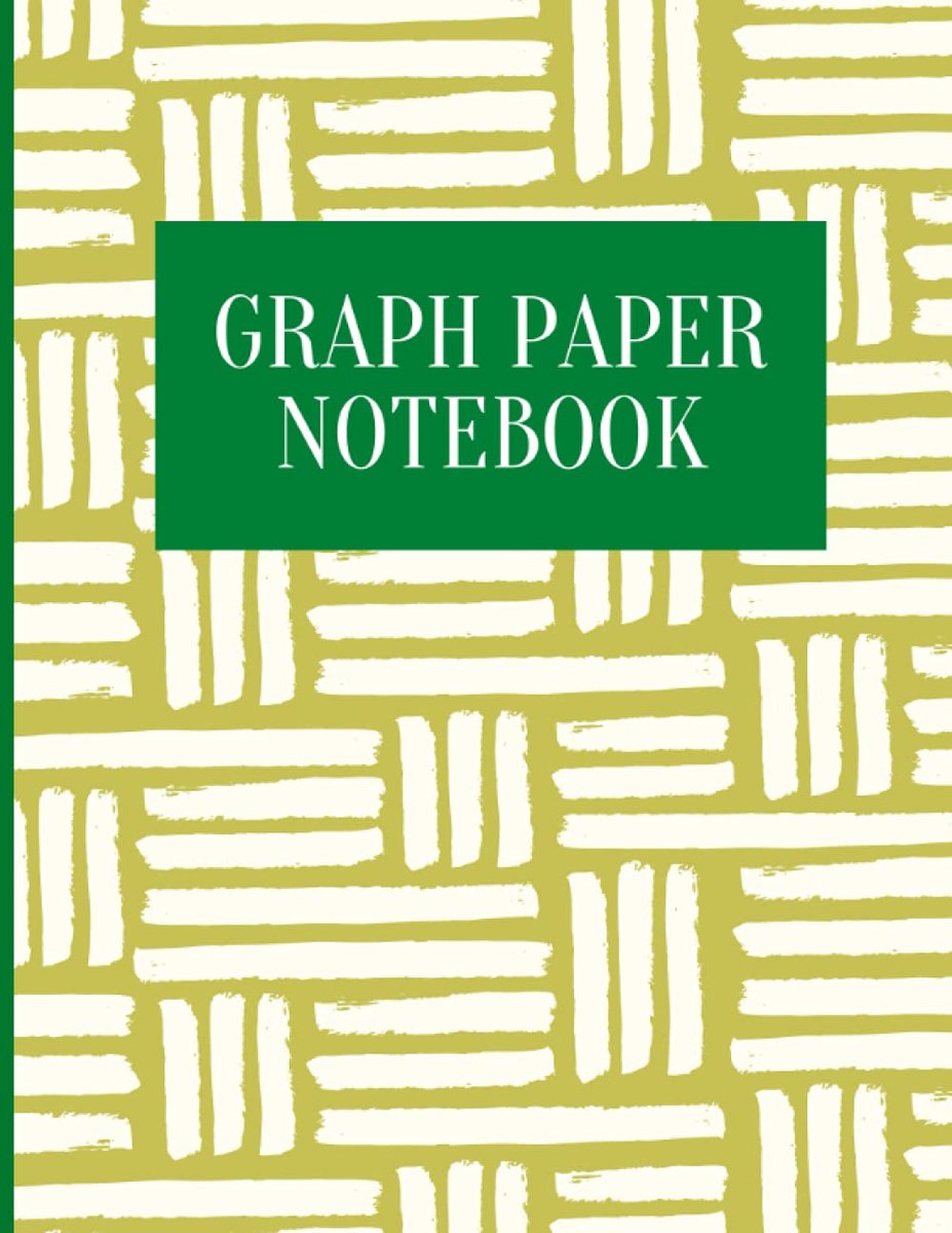 Paper Notebook: 1/2 inch squares : A4 Paper , 5 star notebook , non-perforated , perfect binding , 8.5" x 11" , 100 pages