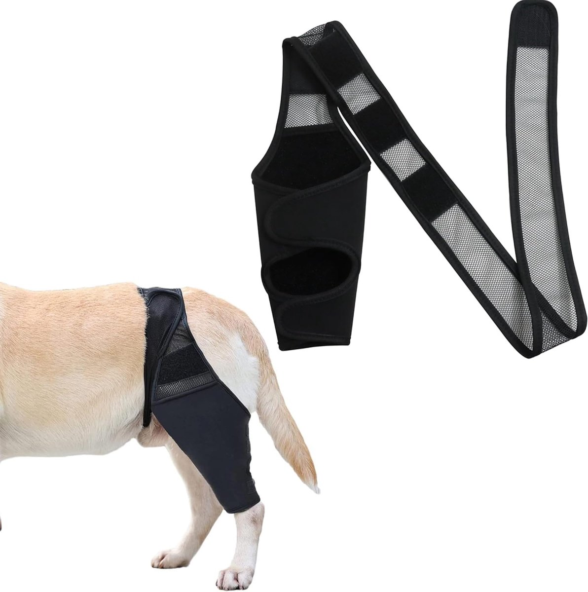 Herstelmouwen, wondbeschermingspak voor honden, elleboogbeschermers voor honden, elleboogbandage beschermer, wondbeschermingspak voor hot spots, wonden, verbandages, anti-likken voor