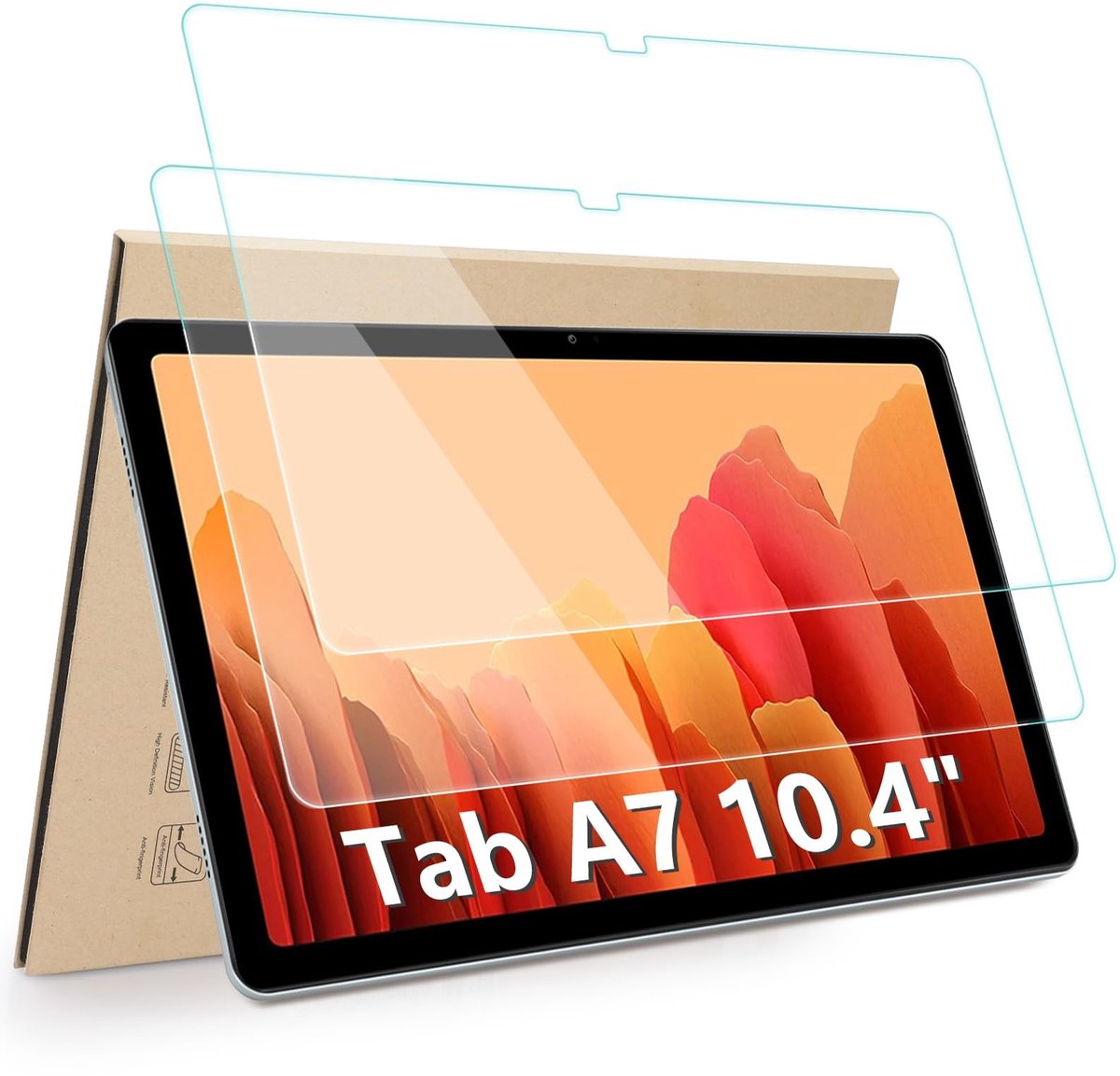 SolidKeus - 2-Pack Gehard Glas Screen Protector voor Tablets