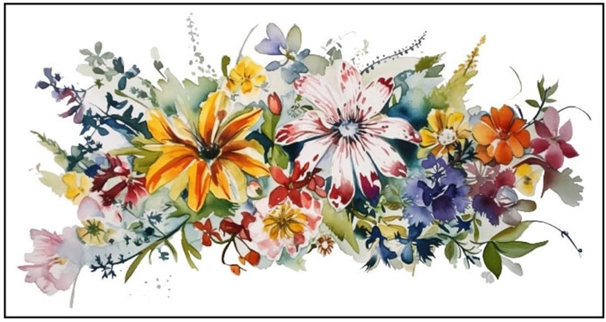 Elzusha - Toiletstickers met Bloemen en Vlinders voor Badkamer Decoratie