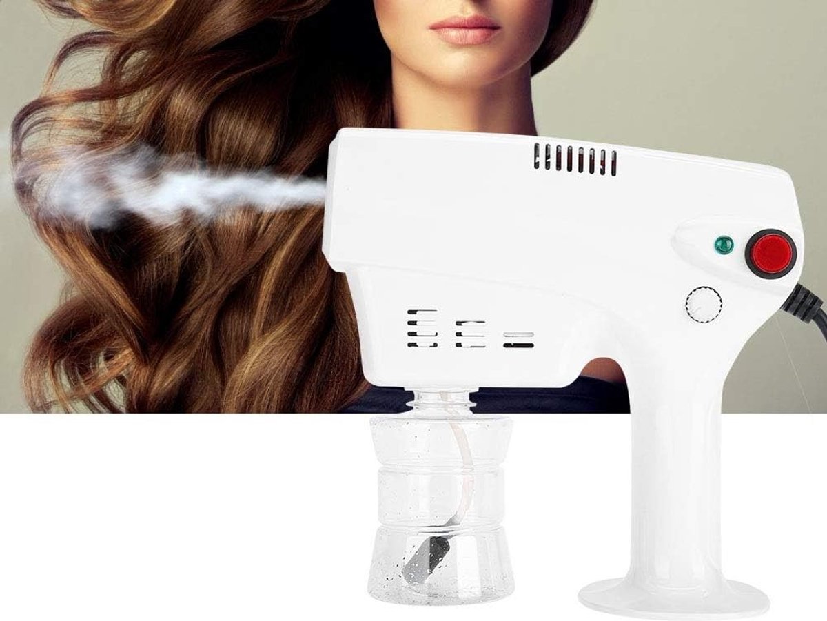 Multifunctionele Nano Stoomgun voor Haarverzorging, 260ML Hairspray en Haarverf Stomer, Hydratatie Tool voor Thuis en Kapsalon