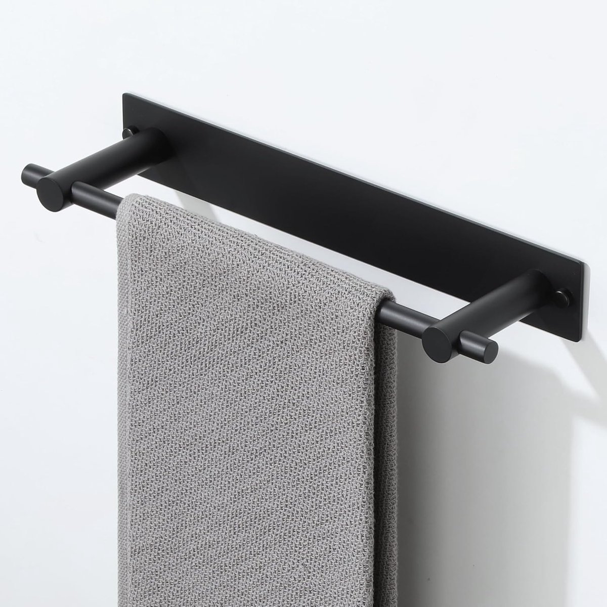 Handdoekhouder zonder boren, handdoekhouder voor wandmontage, 30 cm, SUS304 | Handdoekhouder voor badkamer, zelfklevend/boren, handdoekstang