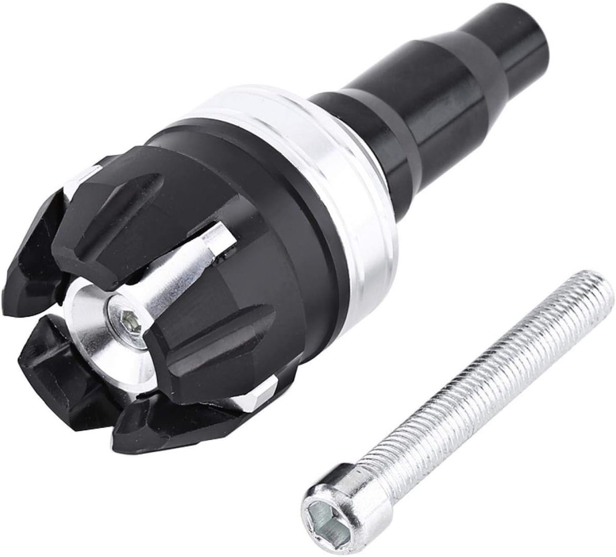 Frame Slider Kit CNC Aluminium Legering Zilver Anti-Valstootbeveiliging Bescherming tegen Ongelukken voor Motorfietsen Frame Slider Set(Zilver)