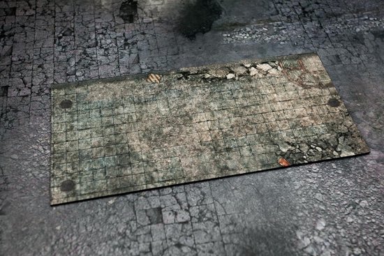 Zones compatibel met Warhammer 40K - Vernietigd vierkant - 5 stuks — afbeelding 3