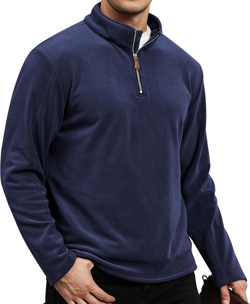 Sweatshirts trui lange mouwen trui top 1/4 rits casual warme trui
