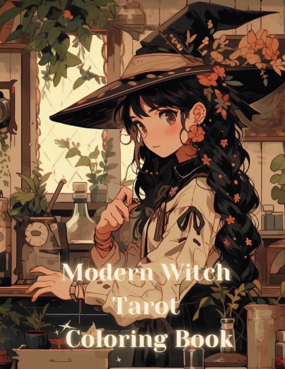 Witch tarot: Coloring Book