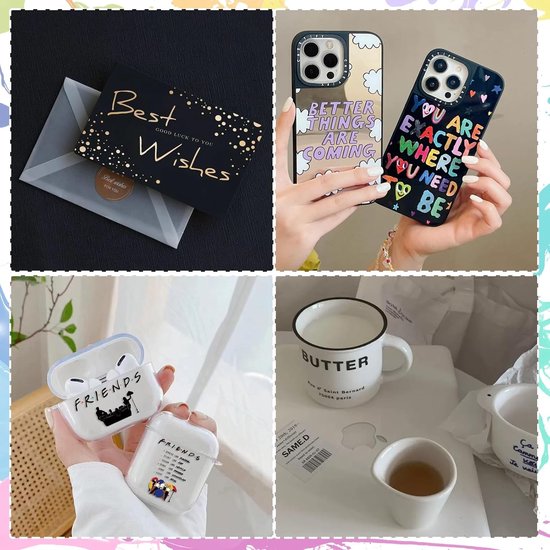 Set van 36 Smart Vinyl Permanent in diverse kleuren met 6 zelfklevende plottertransferfilms, 14 x 30.5 cm, ideaal voor Cricut Joy en vinylprojecten — afbeelding 4