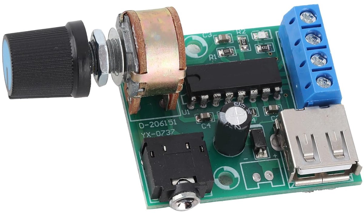 USB audio versterker module 5W - DC 2V 6V - energiezuinig - voor thuisbioscoop en draagbare luidspreker - ShopVlot