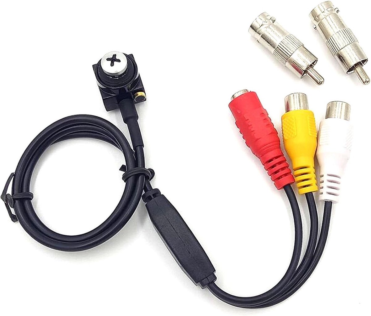 CCTV HD mini spy pinhole camera - 3.6mm lens - 90 graden - hoge resolutie met audio - ShopVlot