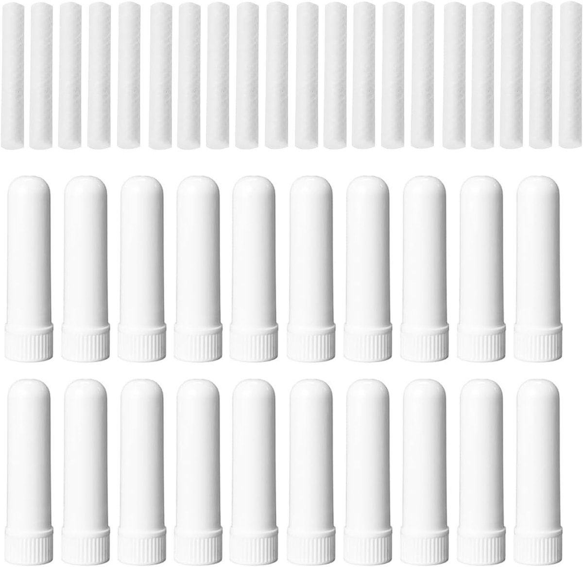 Inhalatiesticks set van 20 - refillbaar - met sterke afsluiting - voor aromatherapie - ShopVlot