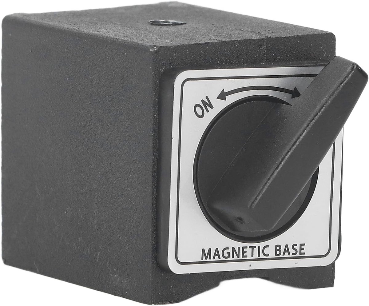 SnelShoppen - 33lbs Magnetische Basis Houder, M5 Draad Indicator, Compact en Stevig Ontwerp, 45 Mm Basis Lengte, Voor Mechanische Verwerking, Meting e