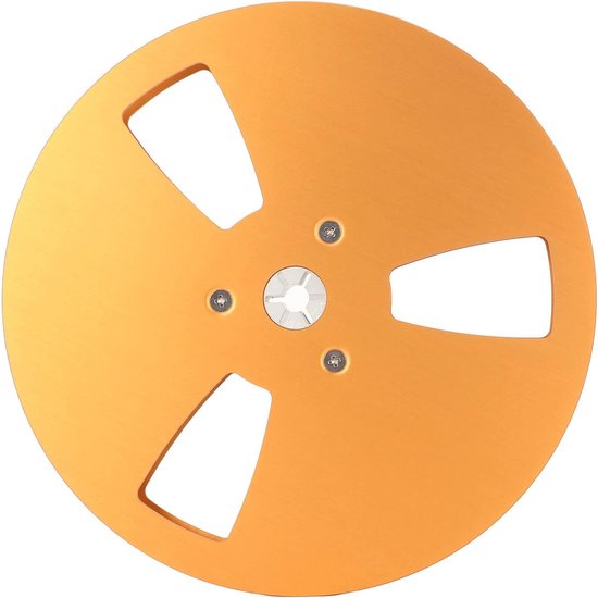 Lege Spoel - Tape Spoel - Opnemen Muziek - Aluminium Legering - 7 Inch - Goud — afbeelding 2