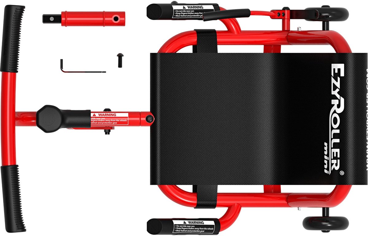 SnelShoppen - EzyRoller Mini Driewieler Kindervoertuig voor Peuters van 2 tot 4 Jaar - Rood - Bewegingsspeelgoed voor Binnen en Buiten - Trike Driewie