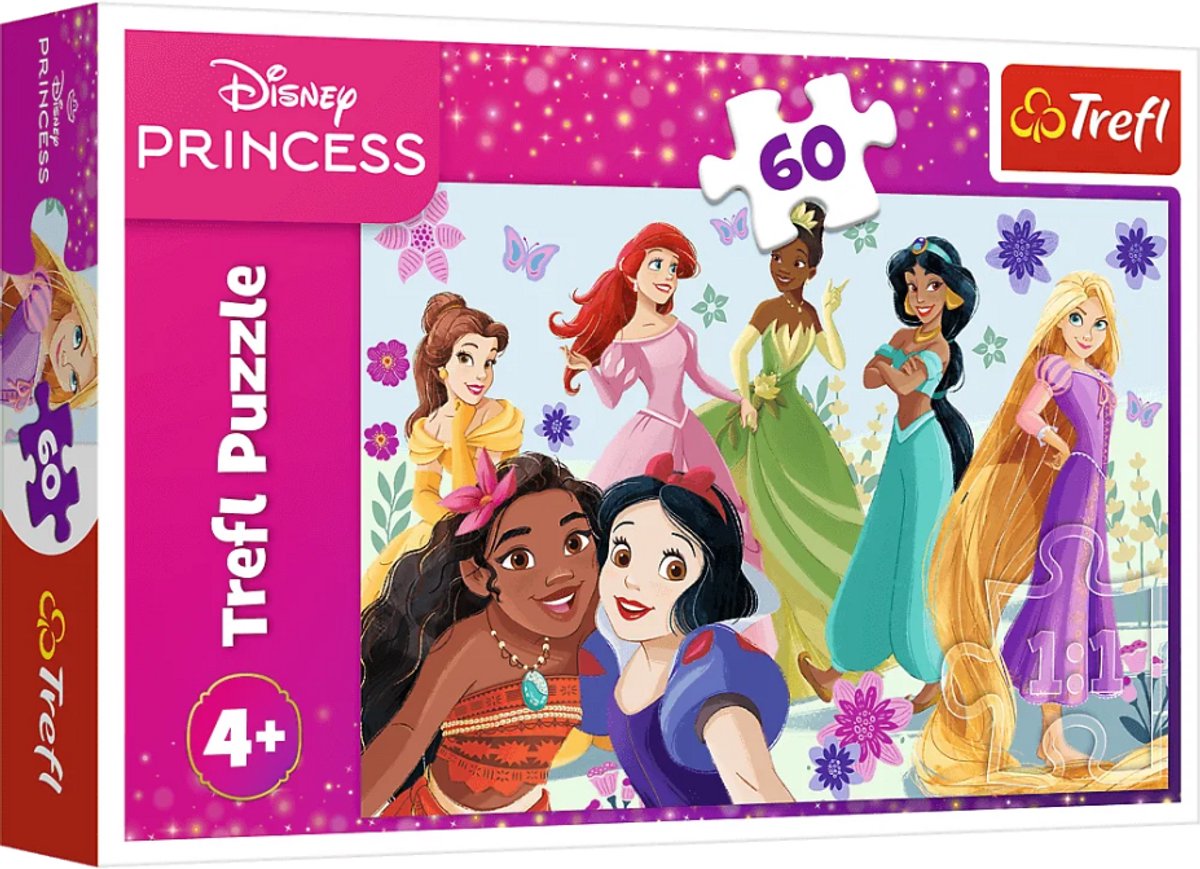 Trefl Prinsessen in Actie Puzzel 60 Stukjes (4+ jaar)