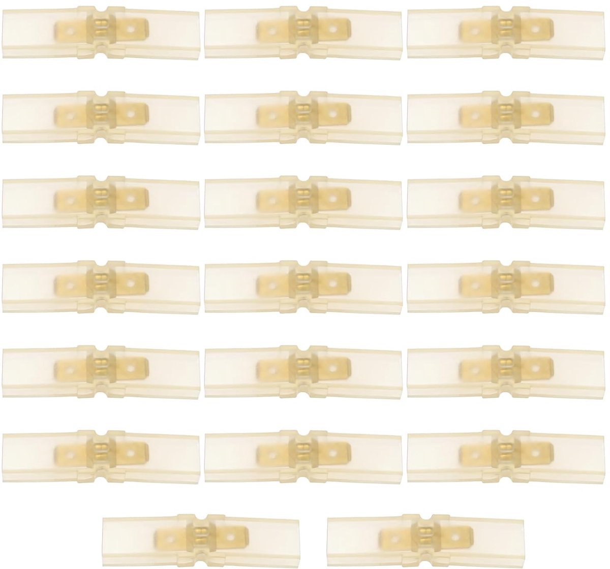 SnelShoppen - 20 Sets 6.3mm Blad Terminal met Isolerende Hoezen voor Elektrische Verbindingen - Hoogwaardige Koper, 48x10.5x6mm