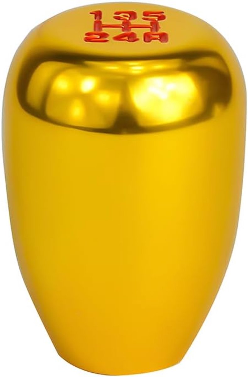 SnelShoppen - JNNJ Handgeschakelde Versnellingsknop met 3 Adapters, Universele Versnellingspook Adapter, Aluminium Legering, 5 Versnellingen, Auto Acc