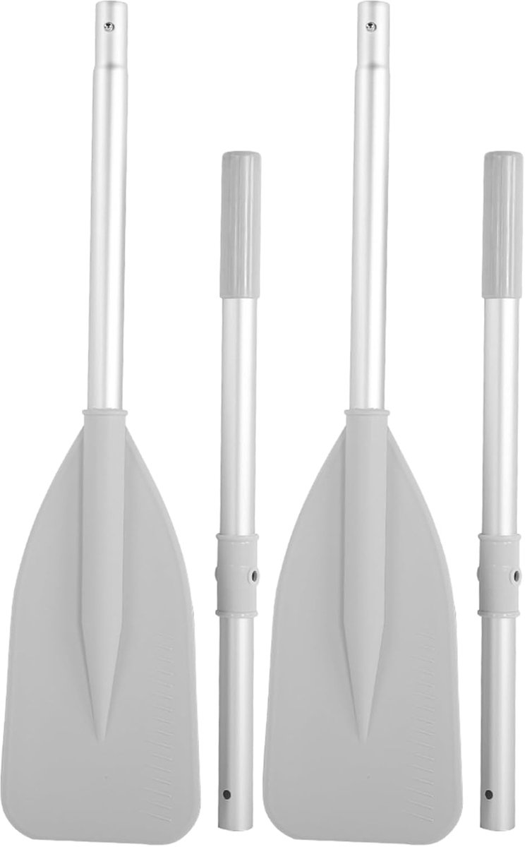 SnelShoppen - 2Pcs Boot Peddels, Hoge Taaiheid Opblaasbare Boot Rubberboot Kano Aluminium Peddels met 2 Vissystemen voor Opblaasbare Boot Water Sport