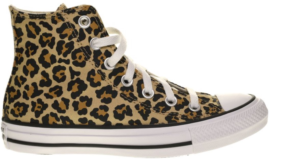 Converse All Stars Hoog Leopard Multicolor