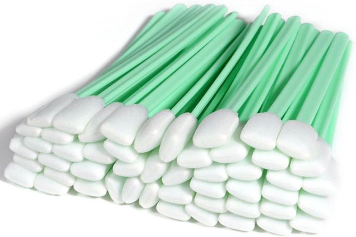 Schoonmaakstokken 50 stuks - Foam schoonmaakstokken - Multifunctioneel - Ideaal voor camera's en elektronica - ShopVlot
