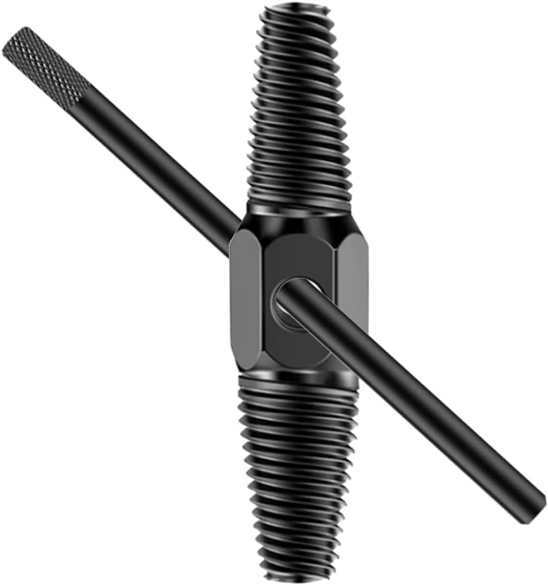 SnelShoppen - Double Head Pipe Screw Turner - Schroefverwijderaar voor Beschadigde Schroeven - Voor 1/2 Inch en 3/4 Inch Slangen - Hoogwaardige Chroom