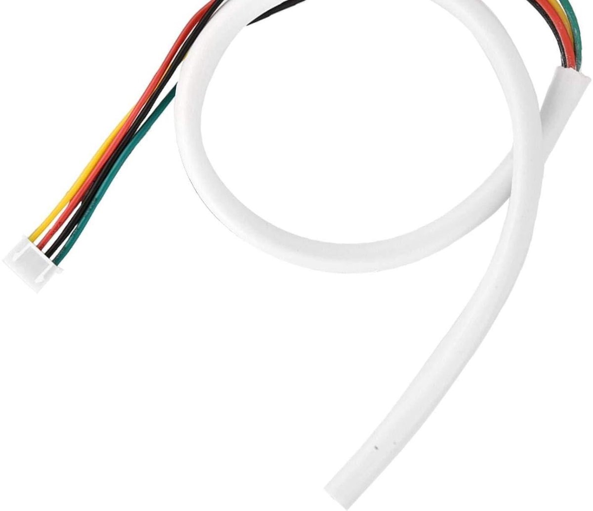 SnelShoppen - 30m 4-aderige flexibele koperdraad kabel - 4mm² ronde witte PVC communicatie kabel voor video deurbel intercom systeem
