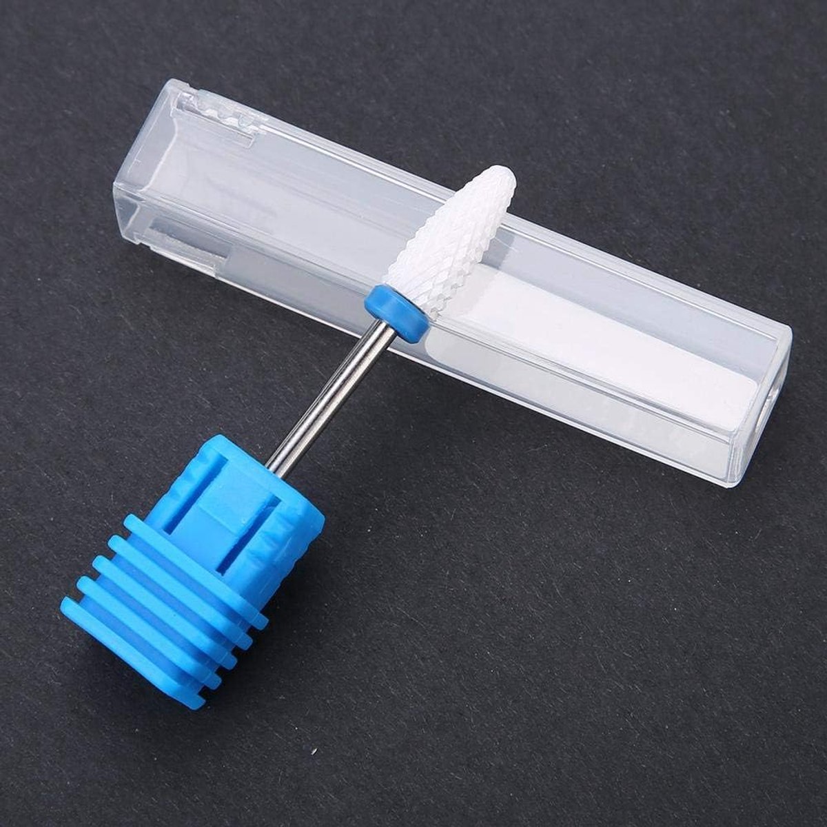 SnelShoppen - Set van 5 Keramische Nagelboor Bits voor Cuticles, Veilig Nagelvijl Tips, Acryl Gel Nagel Kunst Gereedschap Cuticule Pedicure (Corn Head