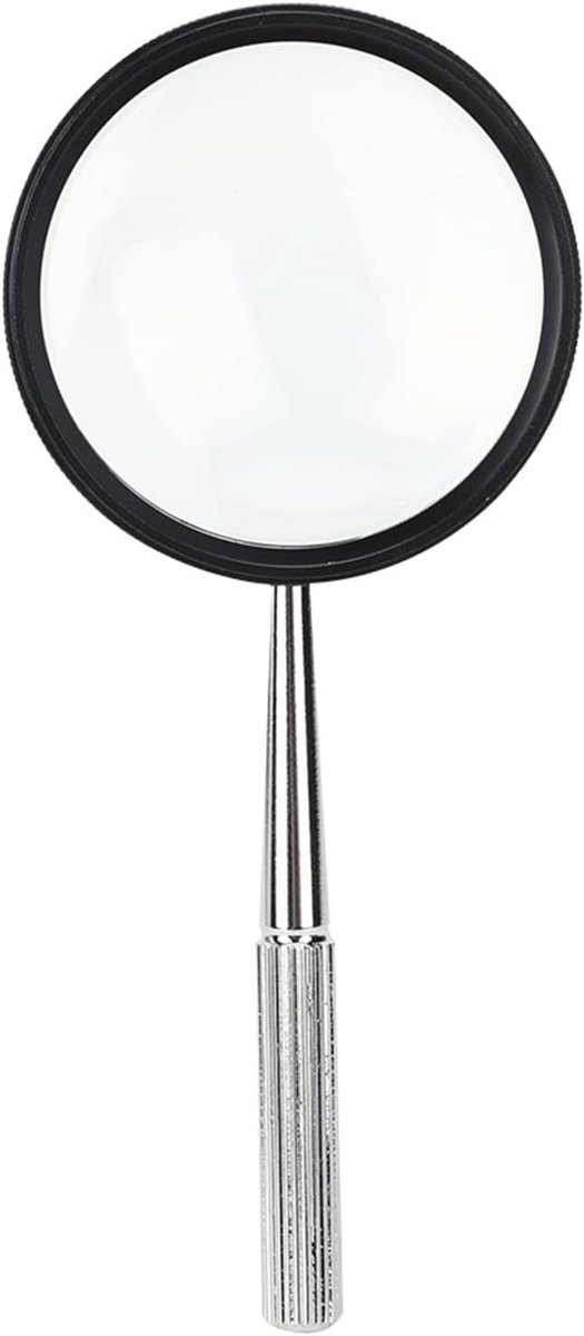 SnelShoppen - 35X Handheld Vergrootglas met Handvat voor Juwelen Identificatie, Leesgemak voor Visueel Gehandicapten en Senioren, Lichtgewicht en Draa