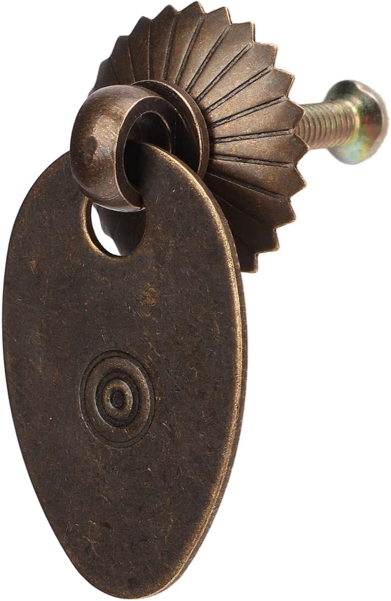 Deurgrepen ring 10 stuks - vintage messing - robuust ontwerp - stijlvol voor meubels - ShopVlot