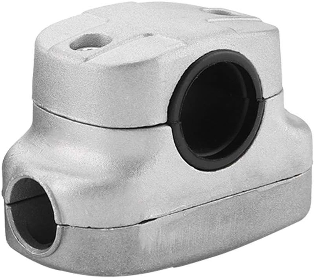 SnelShoppen - Universele Houder voor Handvatten, Sterke en Robuuste Grijze Houder Clip van Hoogwaardig Aluminium voor Gras Trimmer, Brush Cutter, Verv