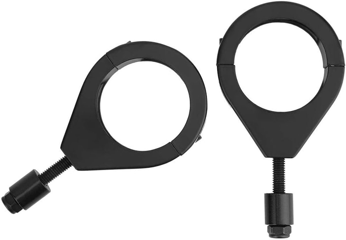 SnelShoppen - Indicator Beugel 41mm Metaal Plating Motorfiets Richtingaanwijzer Beugelhouder Klemmen Montage Accessoires