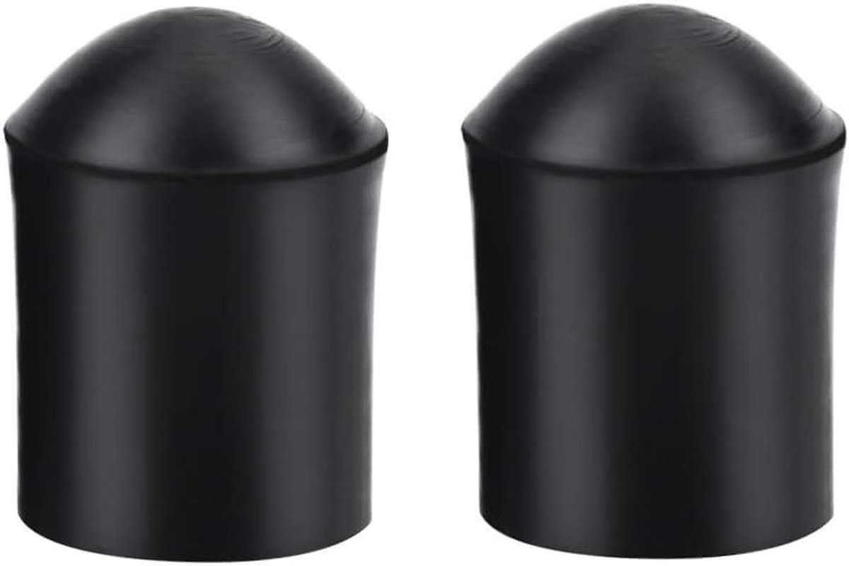 SnelShoppen - 2 Stuks Dubbele Bas Eindpin Rubber Tip Stopper Set - Vervangonderdelen voor Contrabas - Duurzaam en Geluidsdempend - Hoogwaardige Rubber