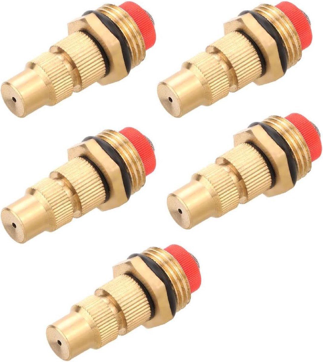 Adjustable Misting Spray Nozzle, Irrigation Sprinkler Brass Misting Spray Nozzle Watering Spray-head for Garden Lawn - ShopVlot