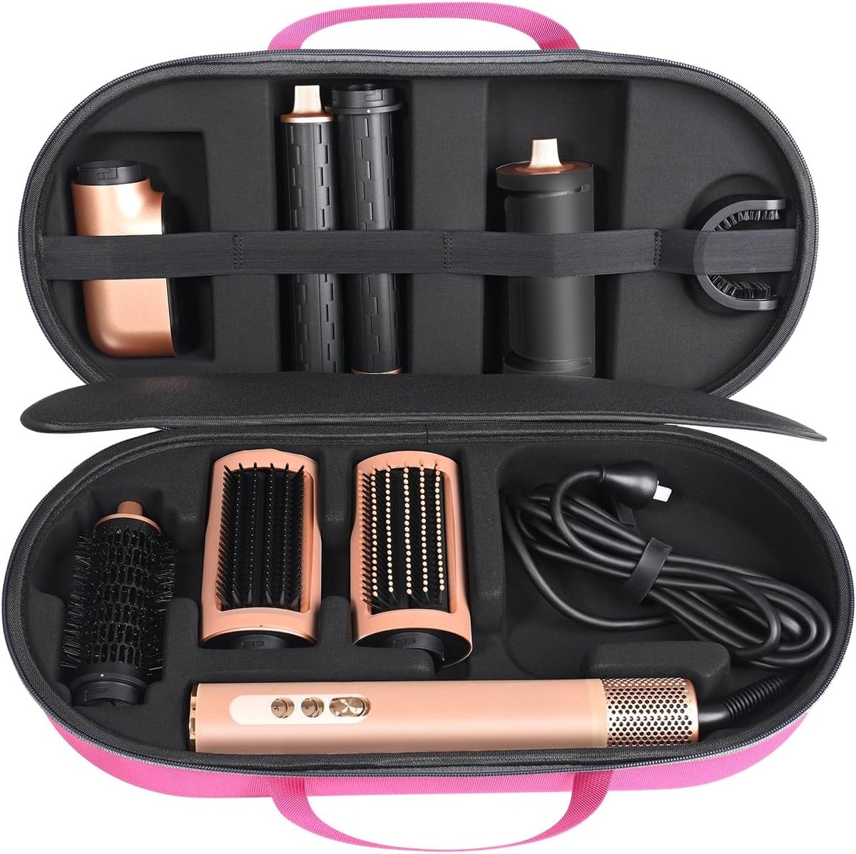 SnelShoppen - RLSOCO Case Cover voor DREAME AirStyle Pro, 7-in-1 Haar Styler, Hoogwaardige EVA en 1680D Materialen, Inclusief Beschermhoes, Sterke Bes