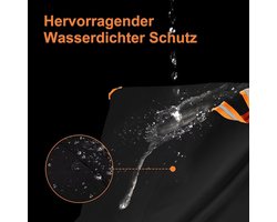 Fietsendragerhoes - Fietsbeschermhoes - Transport Bescherming - Waterdicht Oxford Materiaal - 200x105x110 cm - Zwart