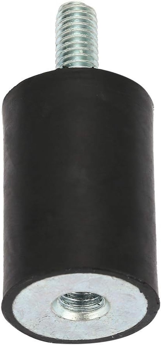 SnelShoppen - 4 Stuks Rubber Houder Anti Trilling Stille Blok voor Luchtcompressoren en Benzinemotoren (Vd20*30 M6*18)