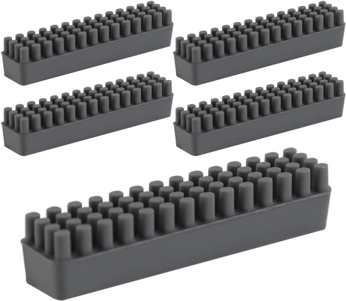 SnelShoppen - 6 Stuks Silicone Nozzle Borstels, Reinigingsgereedschap voor Wiper Accessoires voor 3D Printers, Zachte en Flexibele Silicone Schoonmaak