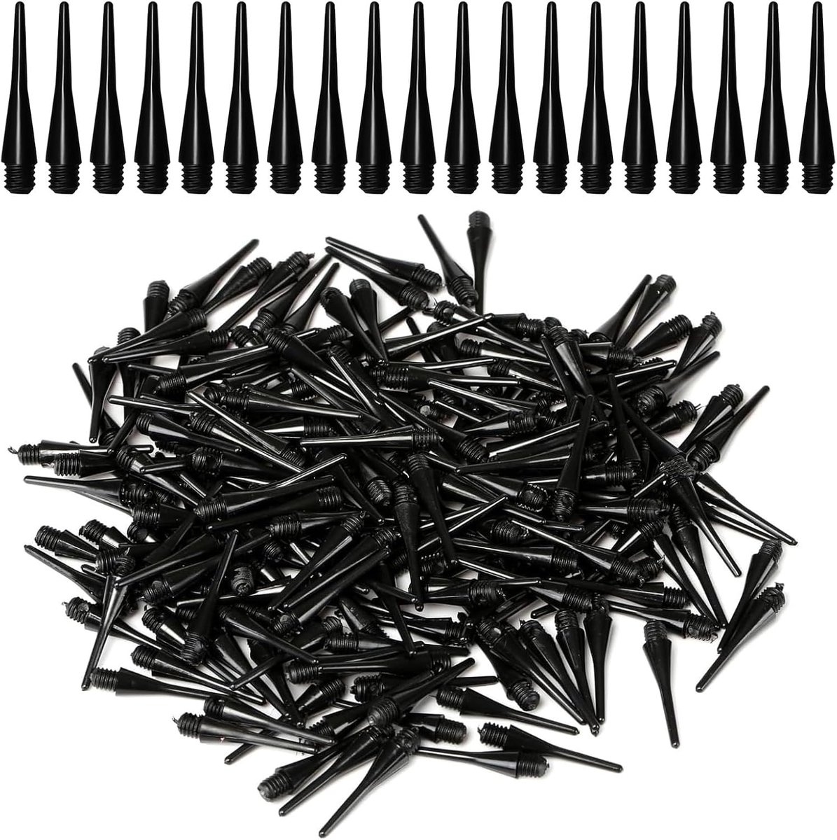 200 x Plastic Dart Tips, Soft Dart Tips, Dart Replacement Tips, Soft Dart, Dart Replacement Points, Soft Dart Spare - ShopVlot