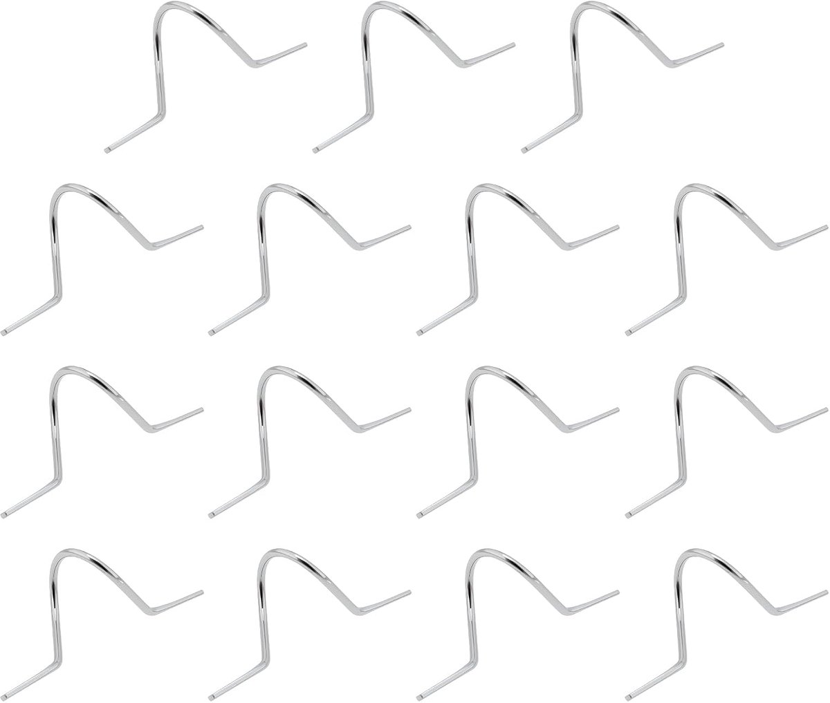 SnelShoppen - 15x Slanggeleidingsring Geschikt voor Vissen met Forel Vliegvisstokken - Zilverkleurig, Corrosiebestendig, Duurzaam, 10mm Buiten Diamete