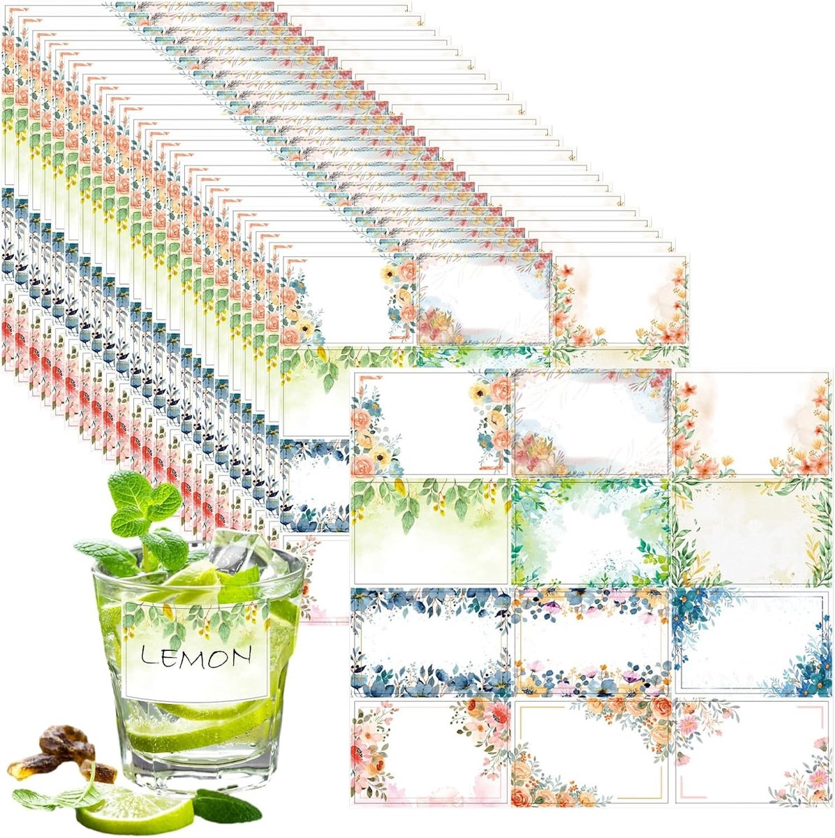 Diepvriesetiketten - 40 x 60 mm - Waterdicht en Oliebestendig - Voor Voedselopslag en Organisatie