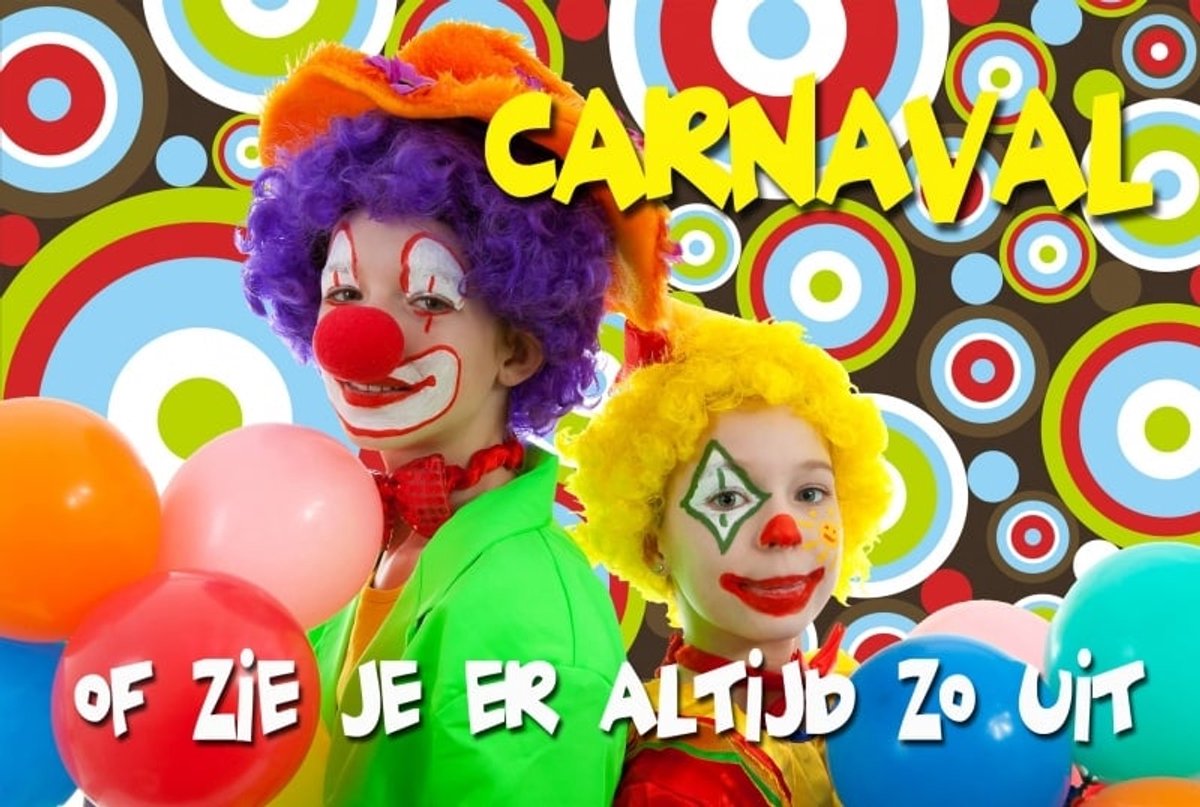 Carnaval | 17x11 | 6 stuks | Vak 109