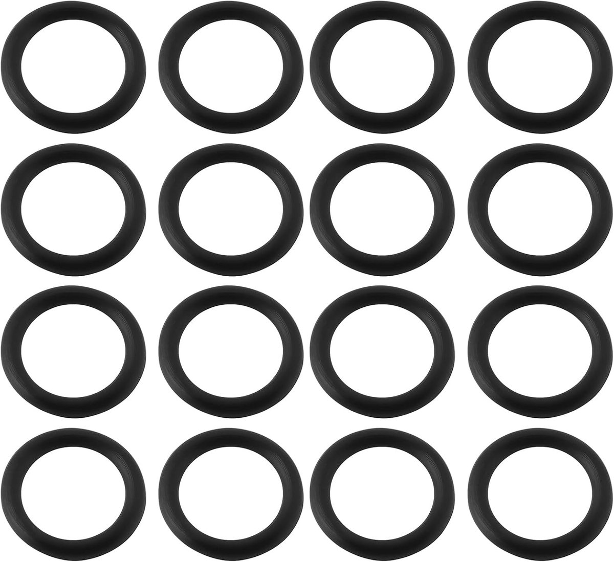 SnelShoppen - 100 Stuks 5mm x 1mm EPDM Nitrile Rubber O-Ringen - Afsluitringen voor Slangen, Sanitair en Industriële Toepassingen - Buiten diameter 7m