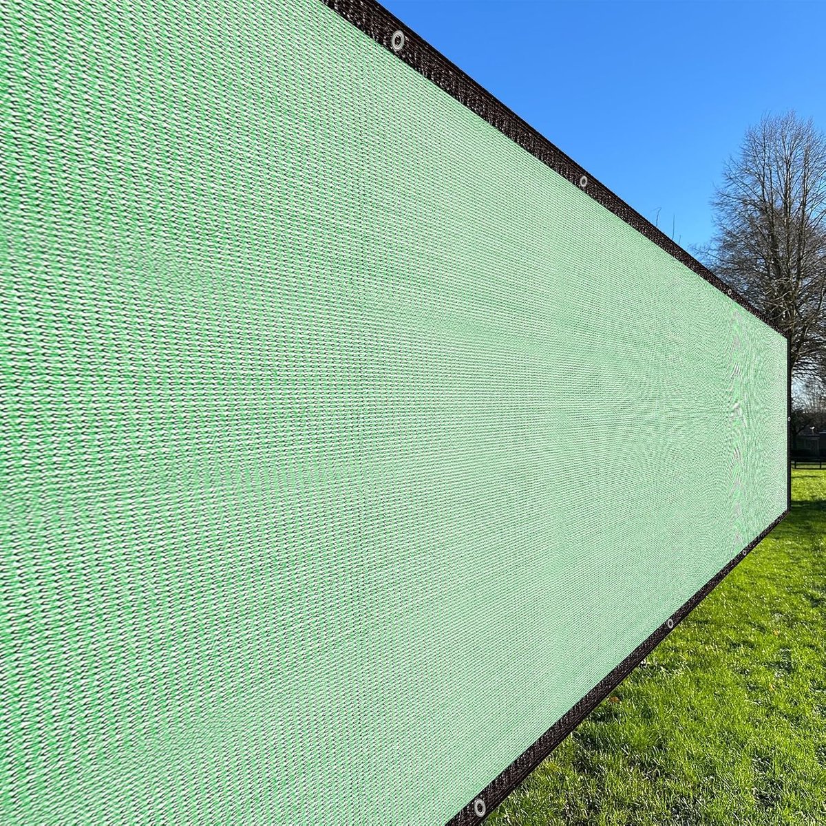 SnelShoppen - QUARKZMAN Inkijkbescherming 16ft x 7ft (10 m²) Schaduwnet, Afdekking, Gaashek, HDPE Materiaal voor Balkon, Terras, Tuin, Veranda, Plante