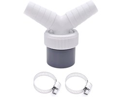 2-Weg Y-Splitter Afvoerslangconnector voor Wasmachine en Vaatwasser