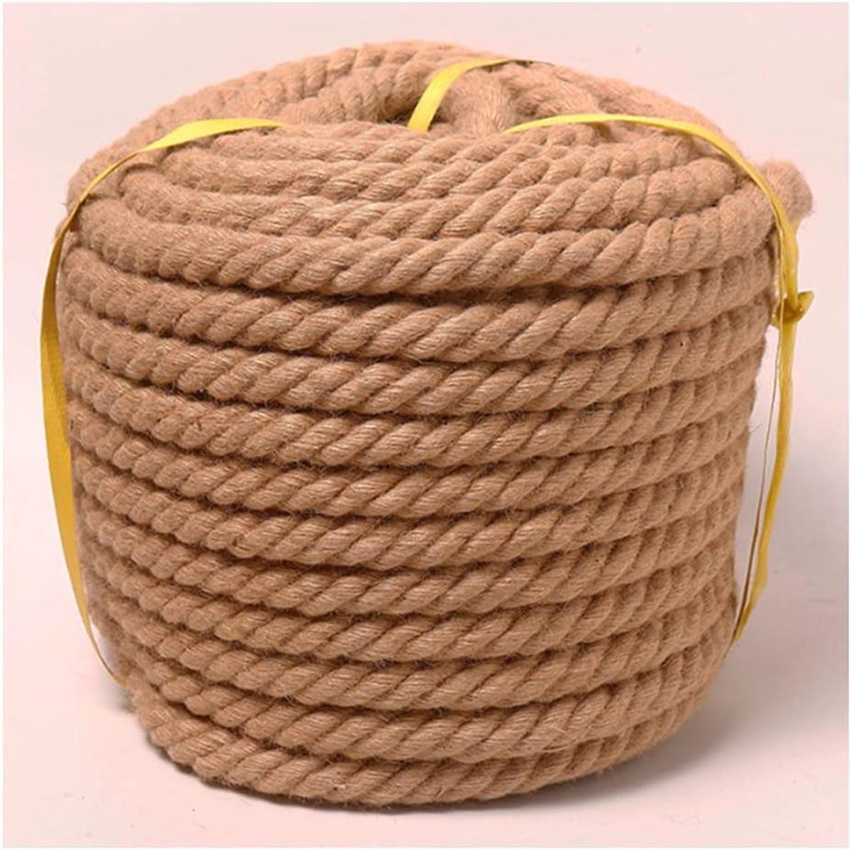 Jute touw - Hennep touw - Handwerk tuinieren - Biologisch afbreekbaar - 50 meter - Zandbruin
