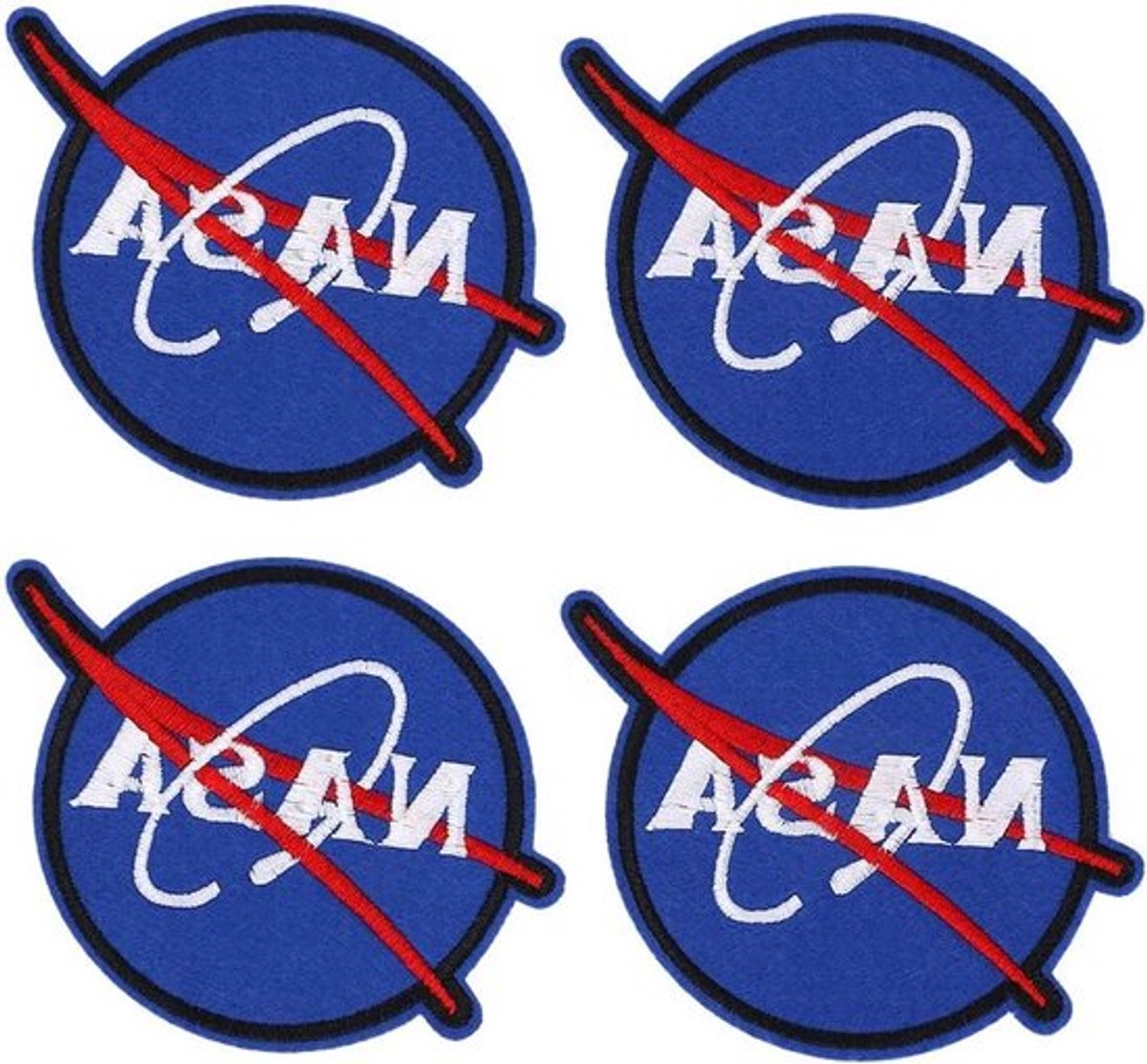 8 Stuks Geborduurde Patches voor Hoeden en Kleding - DIY Decoratie en Textiel Stickers voor Creatieve Projecten
