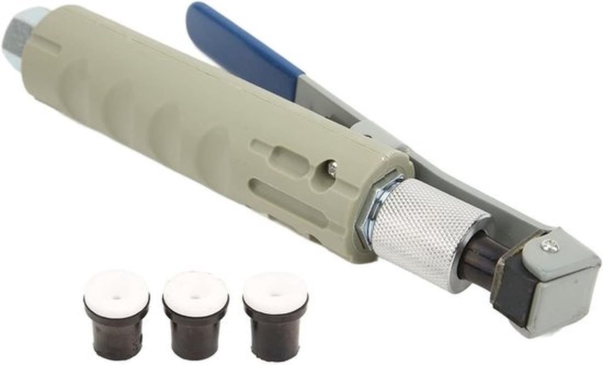 Professionele zandstraalpistool set met 3 keramische nozzles voor het verwijderen van roest, vuil en verontreinigingen