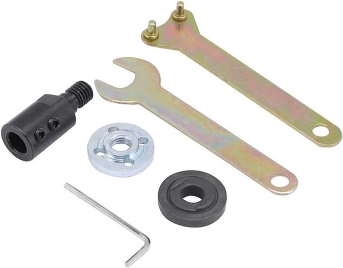 Boorkopadapter voor motoras, M10-5/8/10/12 mm sockets-koppeling en chuckadapter voor precisiewerk