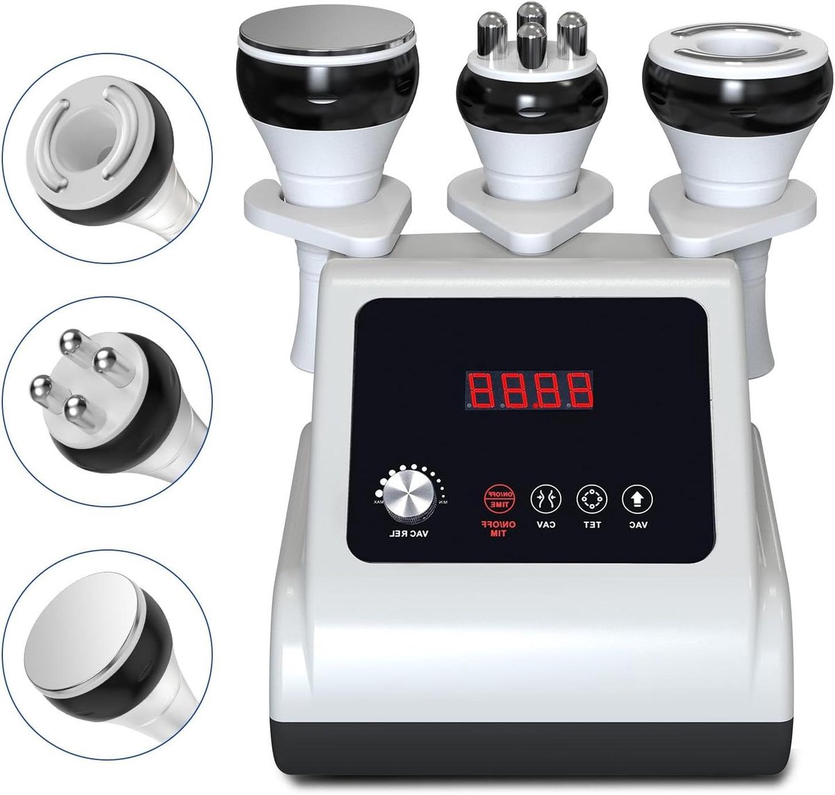 Massageapparaat 3-in-1 - Cavitatie RF - Huid verstevigen - Drievoudige energie - 3500 gram - Wit