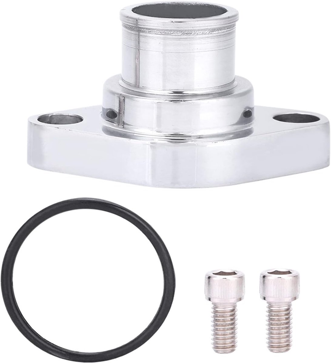 SnelShoppen - Waterhals Chrome 180° Thermostaat Waterhals Pakking Geschikt Voor Mopar 273 318 340 360 361 383 400 413 426W 440 Motoren